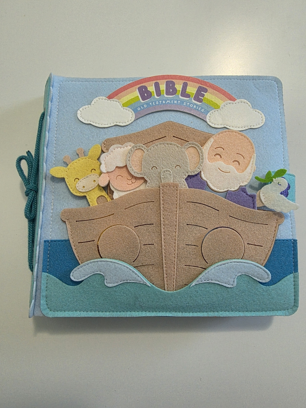 Classic Children's Felt Fabric Bible Stories Book w/ Moveable Pieces Toddler Toy